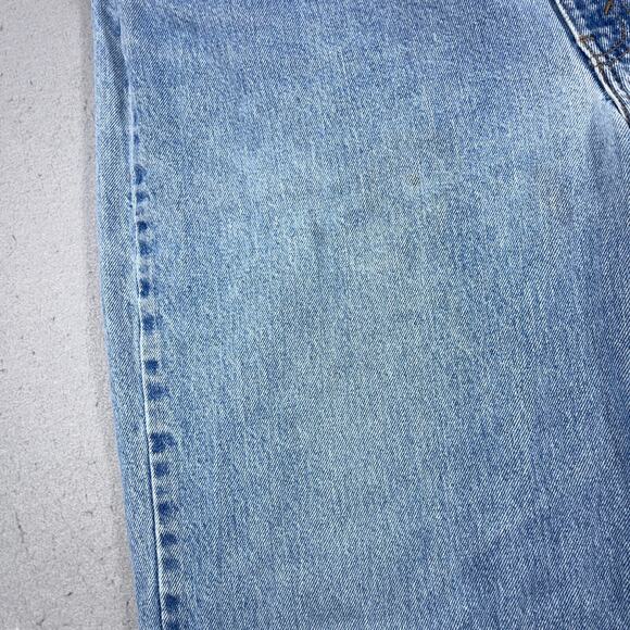 Levi’s 550 Jeans Men 38x32 Relaxed Fit Light Wash Made in USA Denim‎ Tag 40x32 - Picture 3 of 13